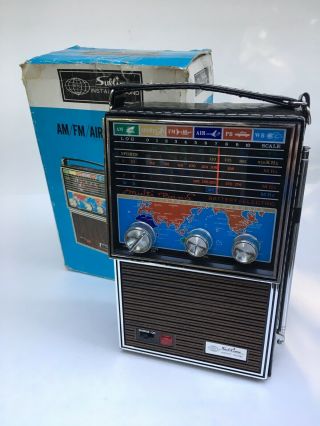 Vintage Sublime Instant Sound Multiband Am Fm Air Sp Pb - Wb Shortwave Radio