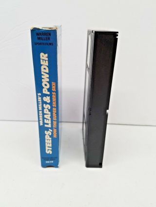 Steeps Leaps & Powder VHS Warren Miller Classic Vintage 1988 Ski Video 3