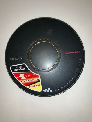 Vintage Sony Cd Walkman Car Ready D - Ej017ck Cd Cd - R/rw Player Digital Mega Bass