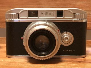Vokar Ii Vintage Rangefinder Camera W/ 50mm F/2.  8 Vokar Made In Usa - Rare