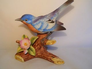 Vintage Andrea Bluebird By Sadek Porcelain Figurine 9973