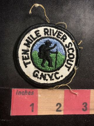 Vtg Circa 1970s Ten Mile River Scout Gnyc Greater York Boy Scouts Patch 93xa