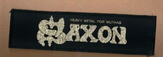 Saxon Heavy Metal For Muthas Nwobhm Vintage 1980s 