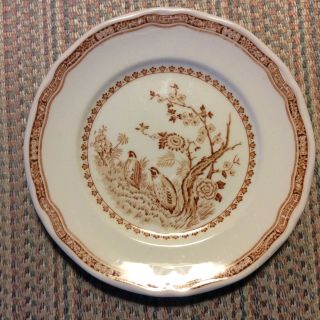 Furnivals 1913 - Vintage - Quail - Brown - Bread & Butter Plate - /