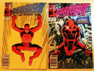 Vintage 1989 Daredevil 271 & 272 Marvel Comics John Romita Jr Al Williamson