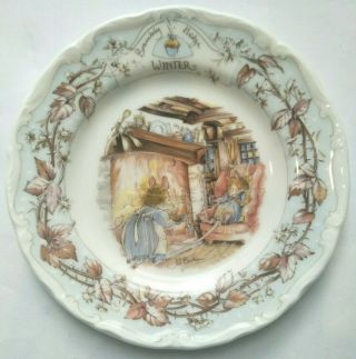 Vintage Royal Doulton Brambly Hedge Winter Tea Plate