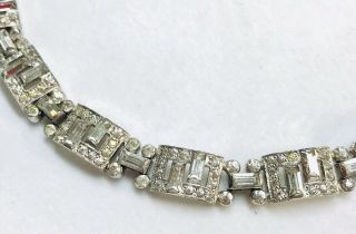 Vintage Bogoff Clear Rhinestone Bracelet Absolutely Gorgeous