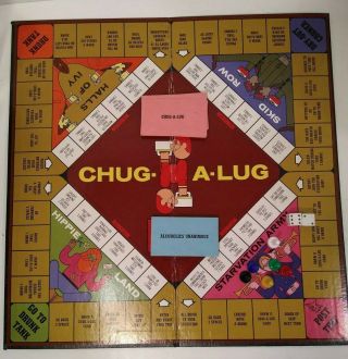Vintage 1969 The Chug - a - Lug Board Game Drinking Game Marina Enterprises 2