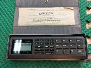 Boss Dr - 220a Vintage Drum Machine; Requires 6 Aa Batteries.