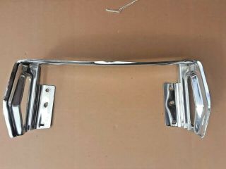 1966 Cadillac - Rear Bumper Stainless License Trim Insert - Vintage