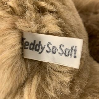 28” Vintage Russ Berrie Large Teddy So Soft Teddy Bear Stuffed Animal Plush Toy 7