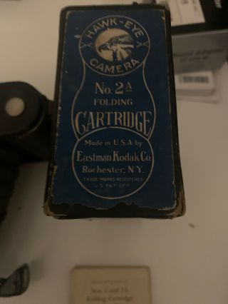 Eastman Kodak Rainbow Hawk Eye No.  2a Model B Folding Camera Vintage 1930s