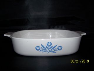 Vintage Blue Cornflower Corning Ware 8 " Casserole Dish A - 8 - B