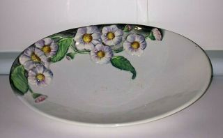 Carlton Ware Mauve / Purple Vintage Plate Dish Australian Design Poppy Daisy