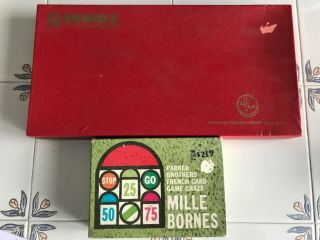 1960’s Vintage Games - Numble The Cross - Number Game & Mille Bornes