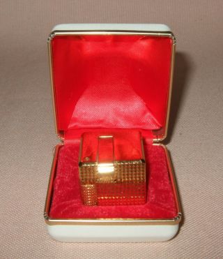 Vintage Ippag Dice Gas Lighter,  Gold Plated - Appears