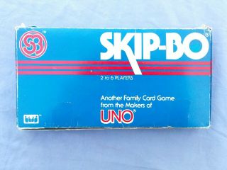 Skip Bo Collectable Card Game Uno Boardgame Vintage