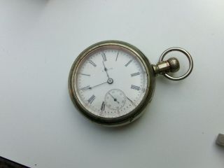 Pocket Watch Elgin 18 - S (1924) 7j.  As Running For 24 - Hours