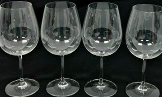 Set Of 4 Waterford Marquis Crystal Vintage 27 Oz.  Balloon Wine Glasses