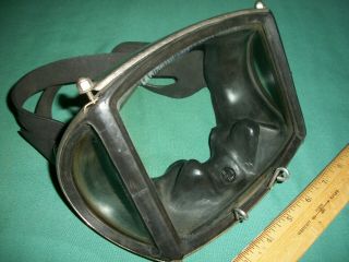 Vintage Diving Mask “nemrod Max - Vue” By Seamless - 5”x6” Tempered Glass