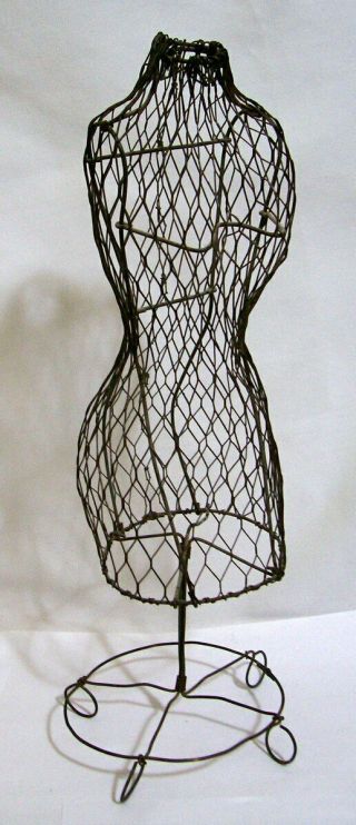 Antique / Vintage Mannequin Wire Doll Dress Form 15 
