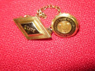 Vintage York State College For Teachers Lapel Pin