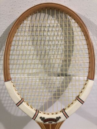 Vintage Dunlop Maxply Fort Wood Tennis Racquet Light 4 1/2 Made in England 6