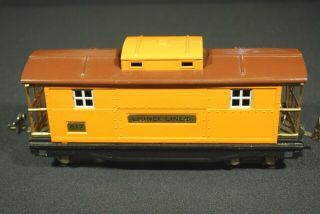 Vintage Lionel Lines 817 Orange/brown Caboose O Scale