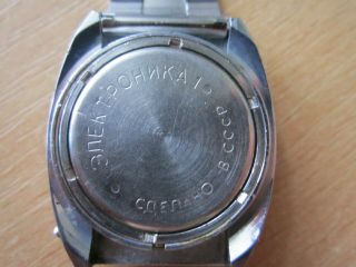 Elektronika 1 Pulsar Red Led Digital Vintage USSR Soviet Quartz Watch for Repair 4