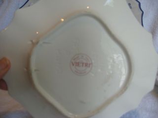 Vintage Vietri Blue and White Wall Plates 2