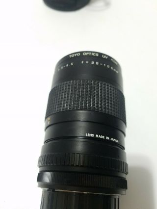 Vintage Nikon EM Camera 35mm Film w/ 50mm E Series Lense Flash 62mm Lense 8