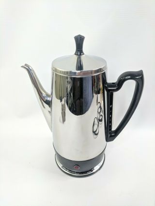 Vintage General Electric Immersible 10 Cup Percolator Coffee Maker A1ssp10