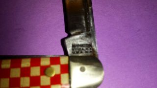 VINTAGE PURINA POCKET KNIFE - KUTMASTER ' UTICA ' N.  Y.  R3 4