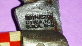 VINTAGE PURINA POCKET KNIFE - KUTMASTER ' UTICA ' N.  Y.  R3 5