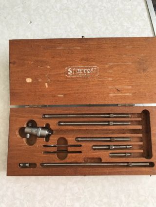 Vintage Starrett No.  124 Inside Micrometer Set