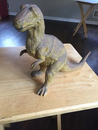 Vintage Allosaurus Dinosaur Hard Plastic Toy Figure 9 "
