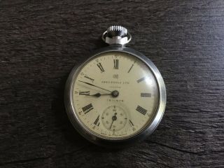 Vintage Ingersoll Ltd London Triumph Mechanical Pocket Watch