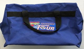 Vintage Wrangler Pro Rodeo Tour Prca Heavy Duffle Bag