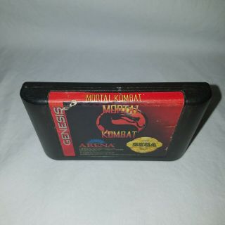 Authentic Vintage Fun Sega Genesis Mortal Kombat & Guaranteed
