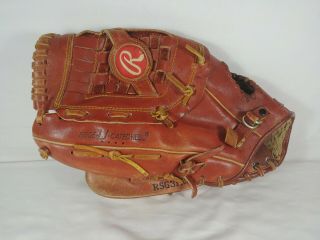 Vintage Rawlings Rsg3 Pro 13 " Left Hand Throw Baseball Glove/mitt