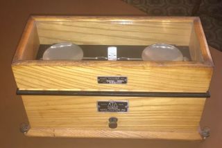 Vintage Henry Troemner Apothecary Scale in Oak and Glass Case Model 190 - CL 4