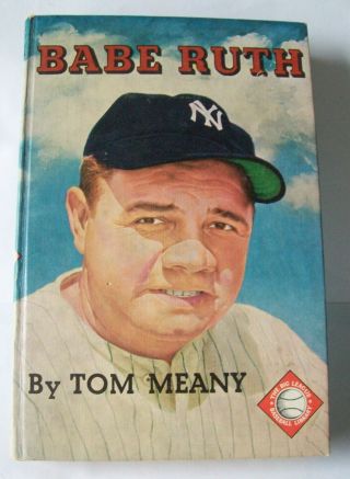 Babe Ruth Big Moments Of Big Fellow Tom Meany York Yankees Vtg 1951