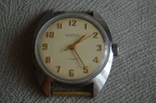 Rare Vintage Wostok Ussr 17 Jewels Mechanical Mens Watch