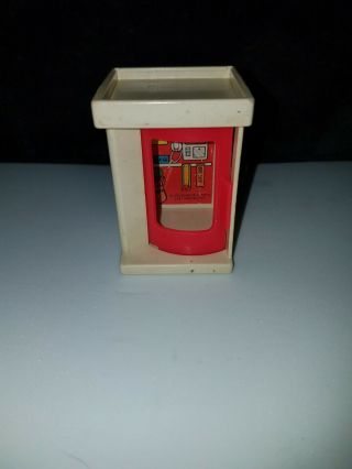 Vintage Fisher Price Little People " Phone Booth " 1970 