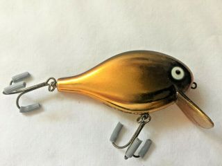 Vintage Thompson Doll Top Secret Ts 74 Gold Black Fishing Lure