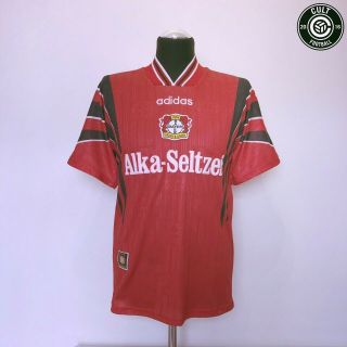 Bayer Leverkusen Vintage Adidas Football Shirt 1996/97 (s) Paulo Sergio Era