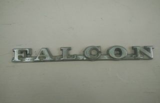 Vintage Ford Falcon Car Emblem Decal Badge Detailing Mascot