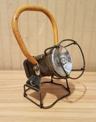 Vintage Justrite Permissible Electric Lantern Twin Buld Minning Railroad Lantern 2