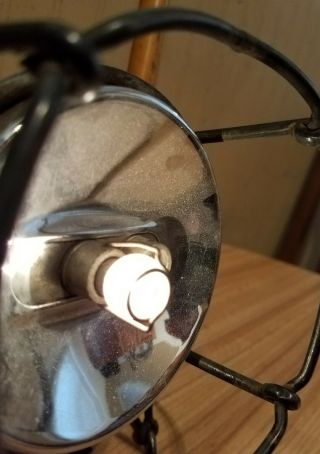 Vintage Justrite Permissible Electric Lantern Twin Buld Minning Railroad Lantern 4