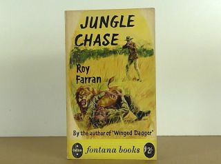 Vintage Fontana Book 187 " Jungle Chase " By Roy Farran First